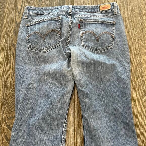 Levi's Womens 521 Too Super Low Boot Cut Jeans Denim Medium Wash Blue Size 9 - Picture 11 of 11